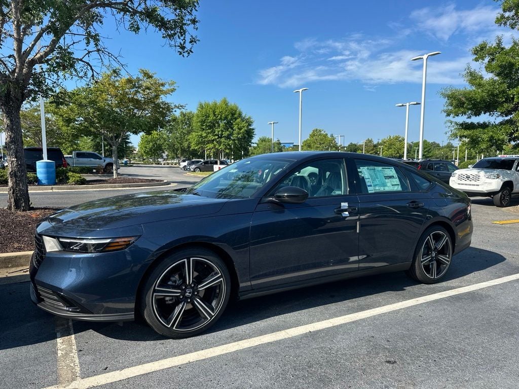 2026 Honda Accord SE in Canyon River Blue Metallic — front three-quarter view