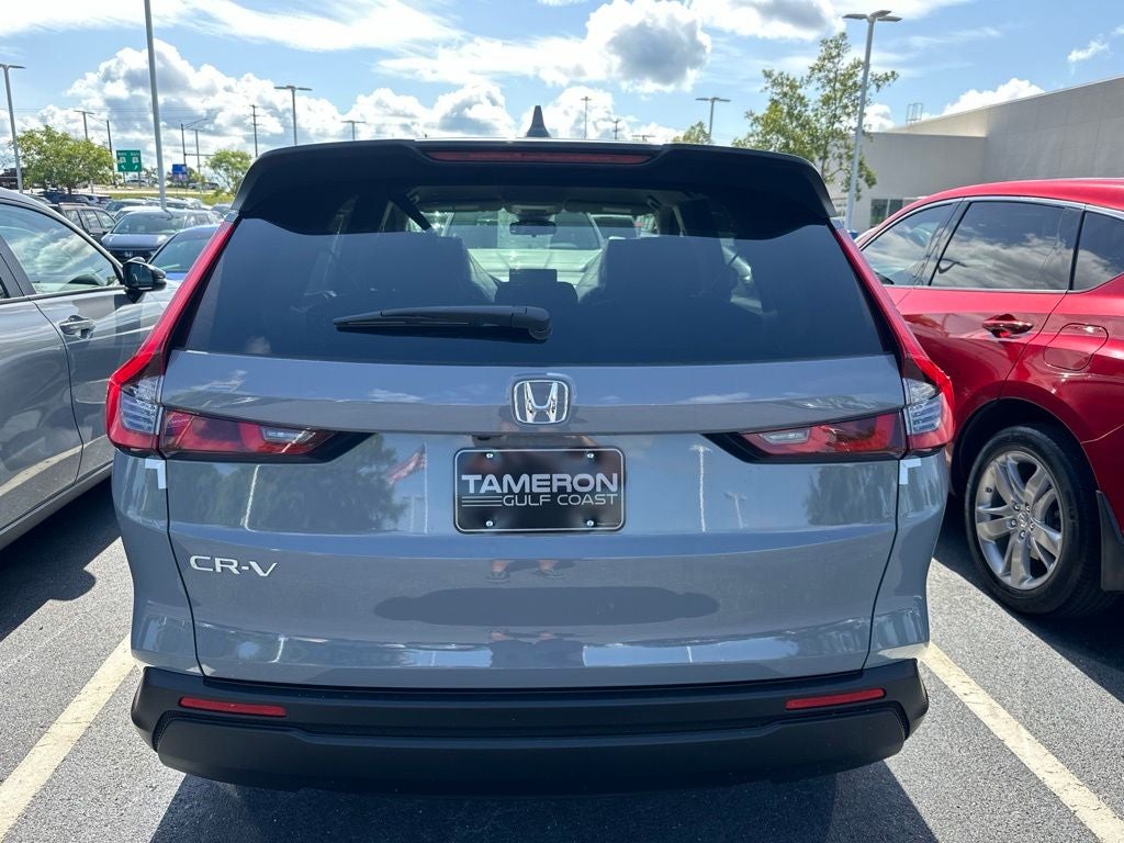 2026 Honda CR-V LX in Urban Gray Pearl — front three-quarter view